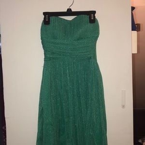 Mini strapless dress